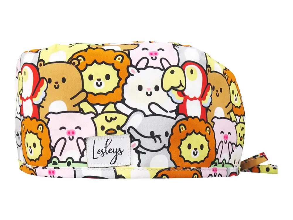 Cotton Scrub Cap - Calot de Bloc - Gorro Quirofano - Cuffia Chirurgica - Fluffy