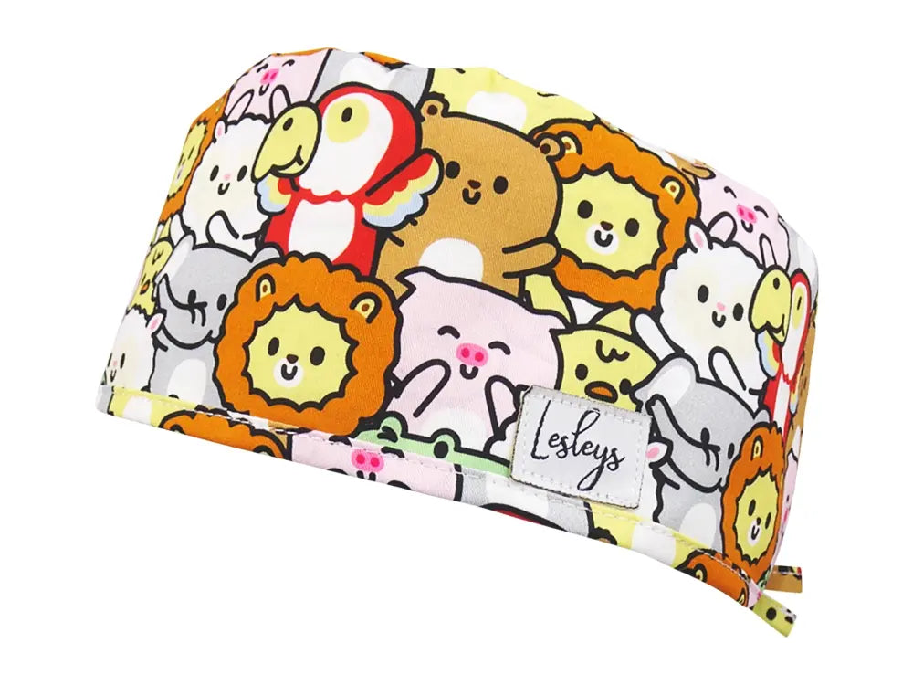 Cotton Scrub Cap - Calot de Bloc - Gorro Quirofano - Cuffia Chirurgica - Fluffy