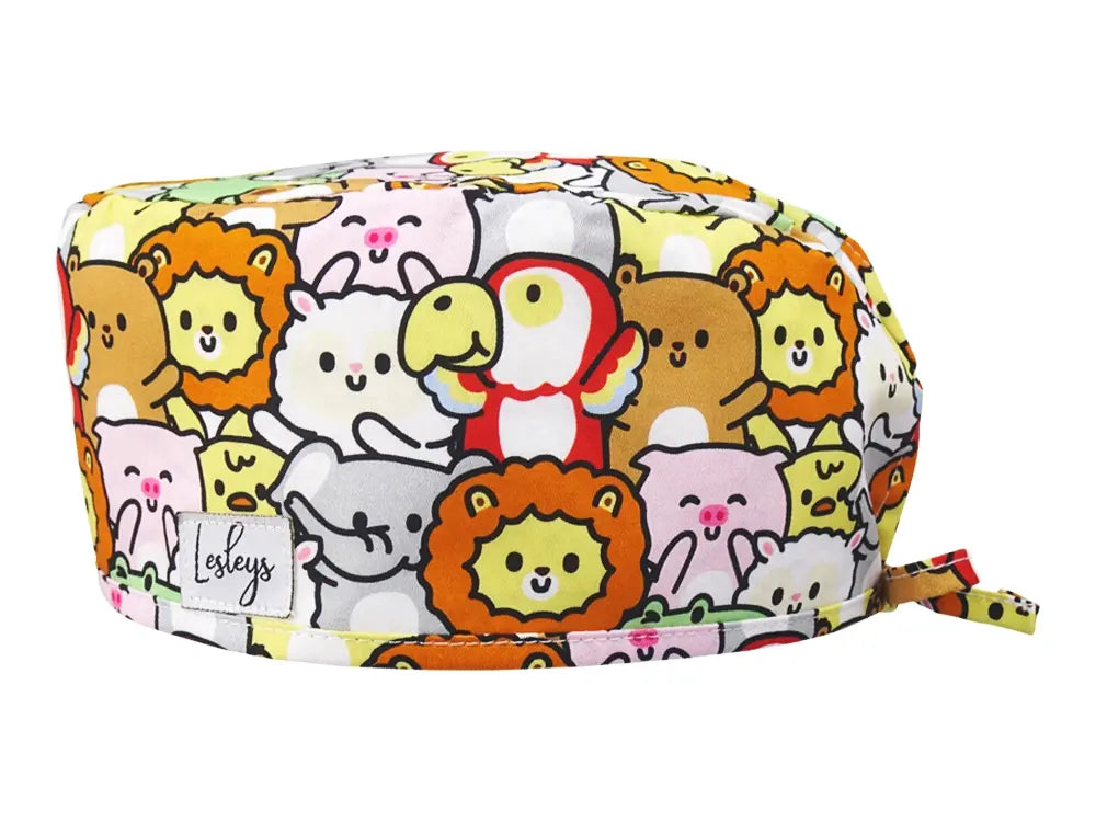 Cotton Scrub Cap - Calot de Bloc - Gorro Quirofano - Cuffia Chirurgica - Fluffy