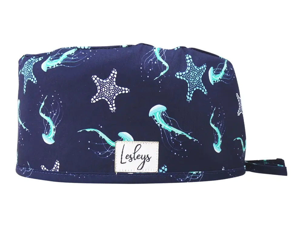 Cotton Scrub Cap - Calot de Bloc - Gorro Quirofano - Cuffia Chirurgica - Deep Sea