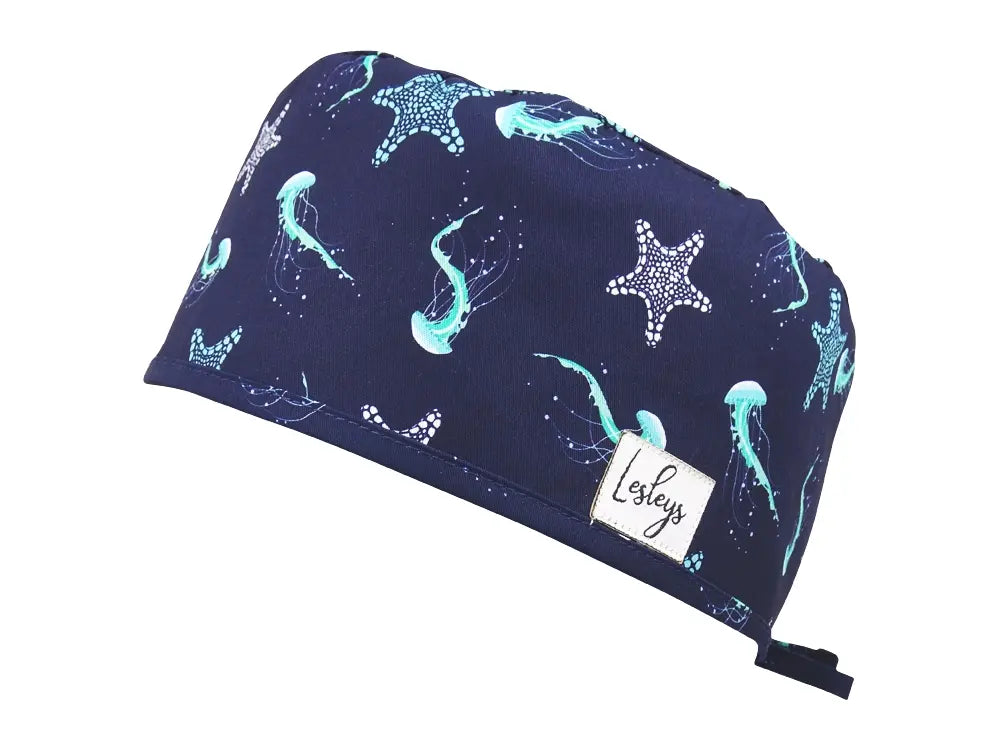 Cotton Scrub Cap - Calot de Bloc - Gorro Quirofano - Cuffia Chirurgica - Deep Sea