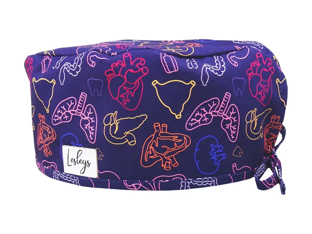 Cotton Scrub Cap - Calot de Bloc - Gorro Quirofano - Cuffia Chirurgica - Organs