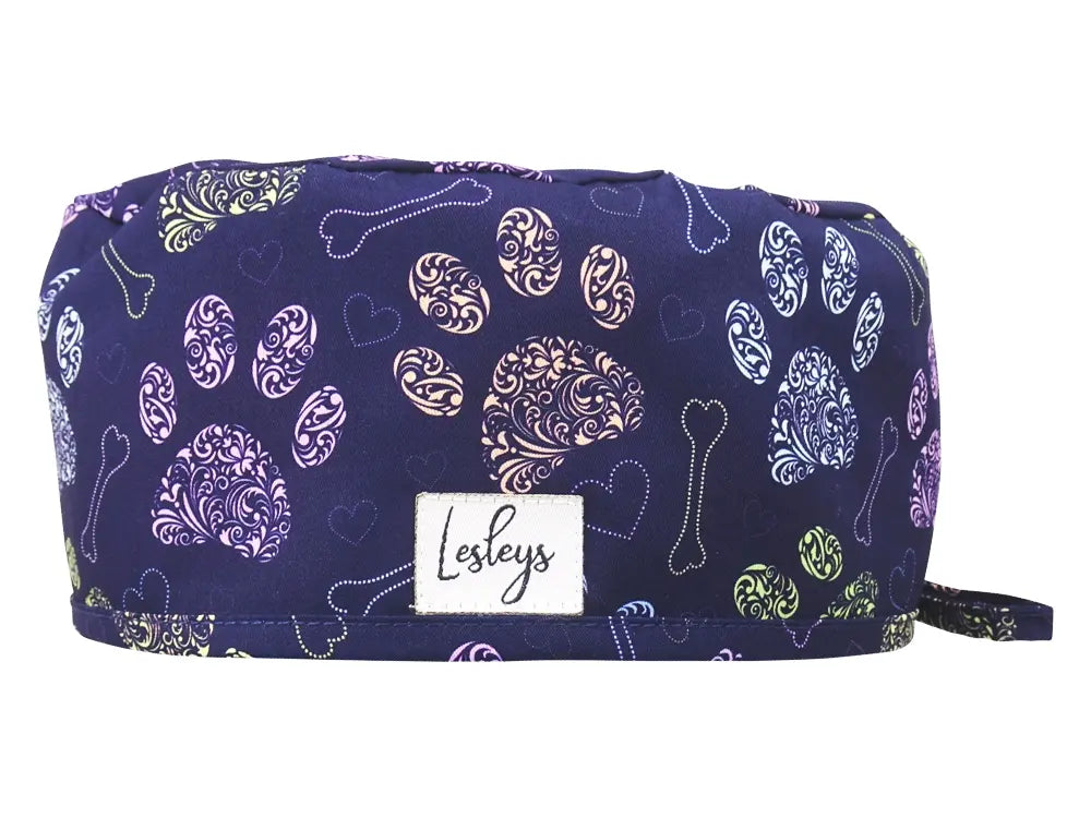Cotton Scrub Cap - Calot de Bloc - Gorro Quirofano - Cuffia Chirurgica - Dog Love