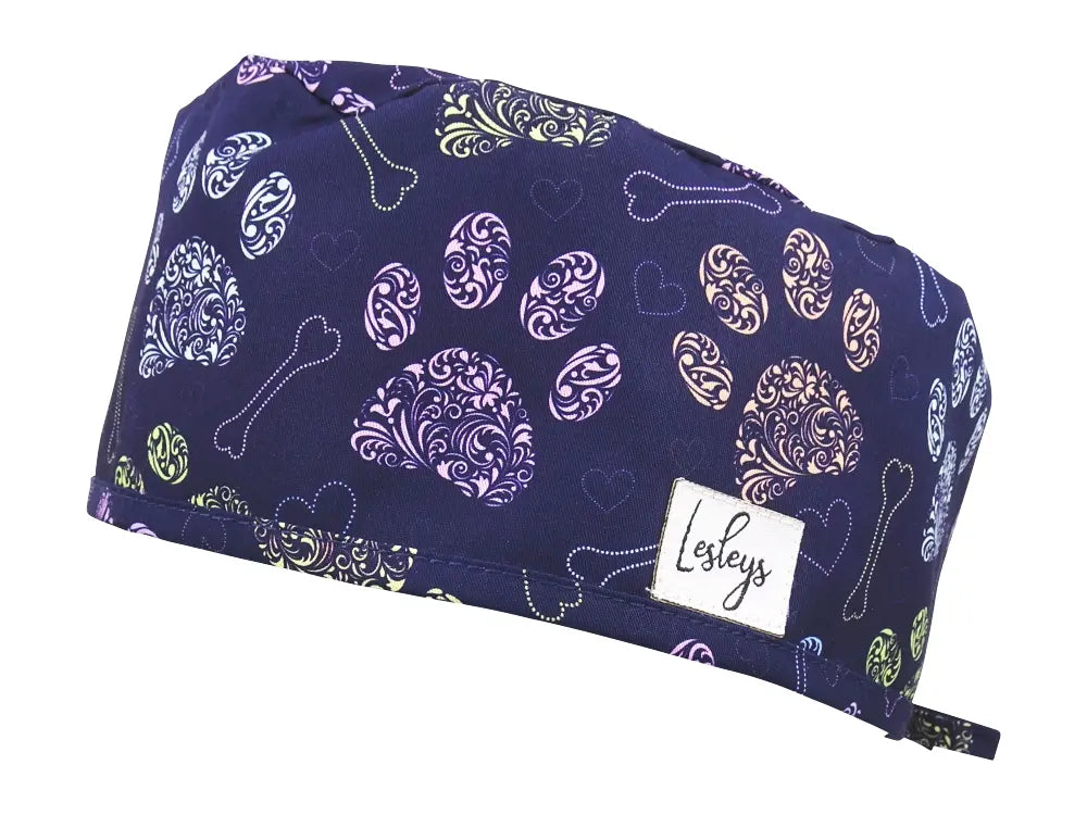 Cotton Scrub Cap - Calot de Bloc - Gorro Quirofano - Cuffia Chirurgica - Dog Love