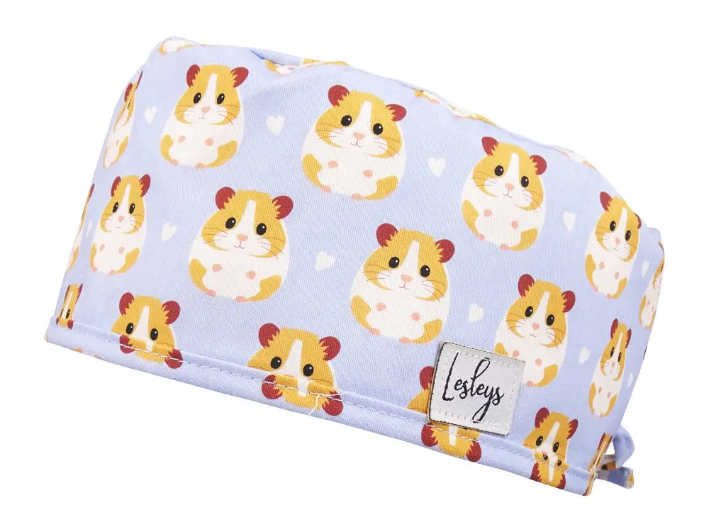 Cotton Scrub Cap - Calot de Bloc - Gorro Quirofano - Cuffia Chirurgica - Hamster