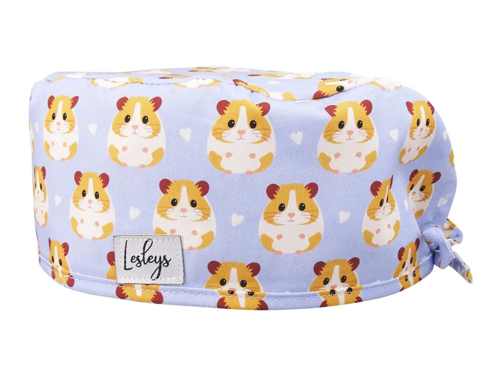 Cotton Scrub Cap - Calot de Bloc - Gorro Quirofano - Cuffia Chirurgica - Hamster