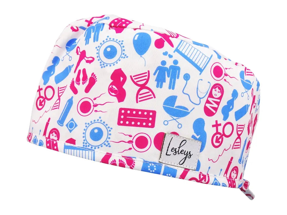 Cotton Scrub Cap - Calot de Bloc - Gorro Quirofano - Cuffia Chirurgica - Fecundation