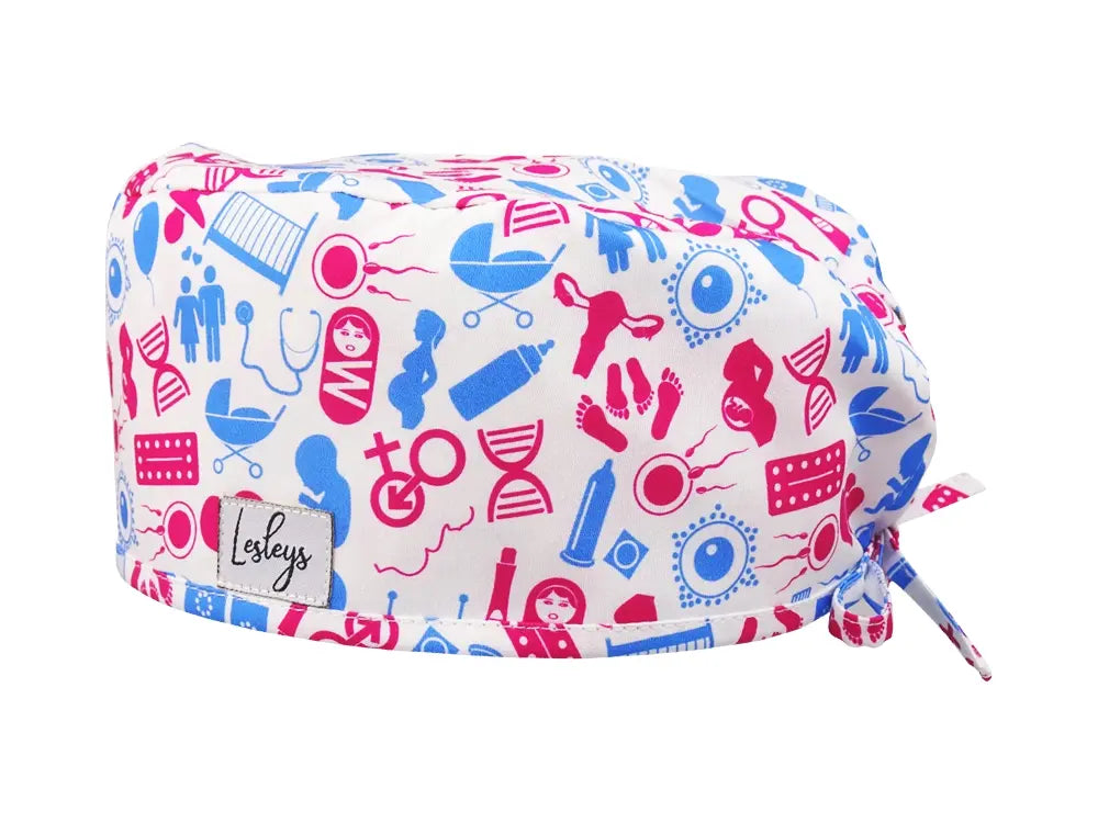 Cotton Scrub Cap - Calot de Bloc - Gorro Quirofano - Cuffia Chirurgica - Fecundation