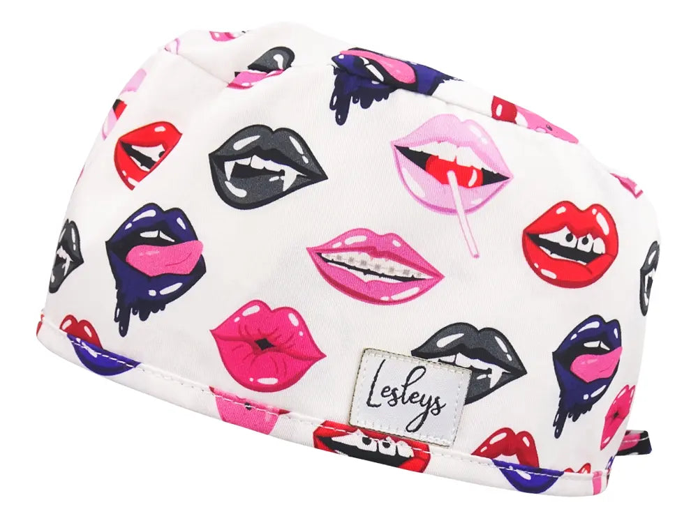Cotton Scrub Cap - Calot de Bloc - Gorro Quirofano - Cuffia Chirurgica - Lips
