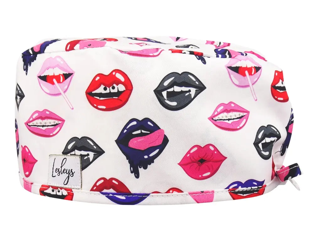 Cotton Scrub Cap - Calot de Bloc - Gorro Quirofano - Cuffia Chirurgica - Lips