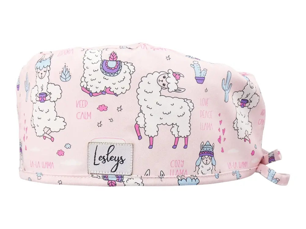 Cotton Scrub Cap - Calot de Bloc - Gorro Quirofano - Cuffia Chirurgica - La La Lama