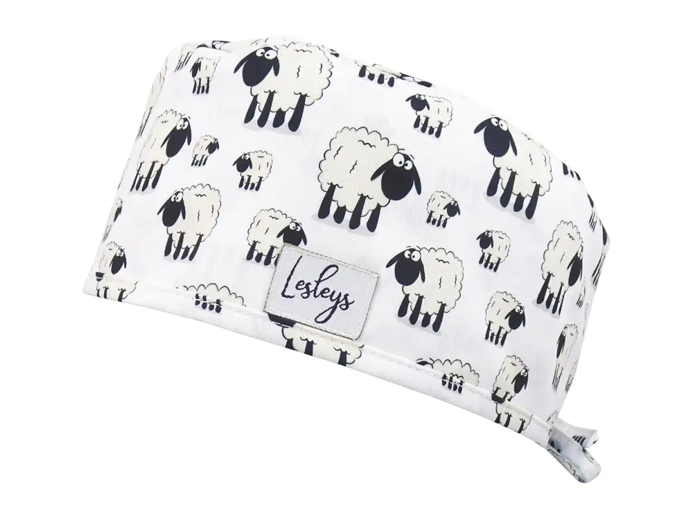 Cotton Scrub Cap - Calot de Bloc - Gorro Quirofano - Cuffia Chirurgica - Sheeps