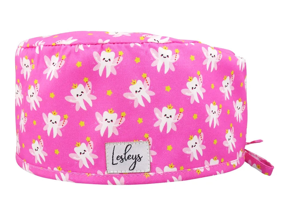 Cotton Scrub Cap - Calot de Bloc - Gorro Quirofano - Cuffia Chirurgica - Tooth Princess