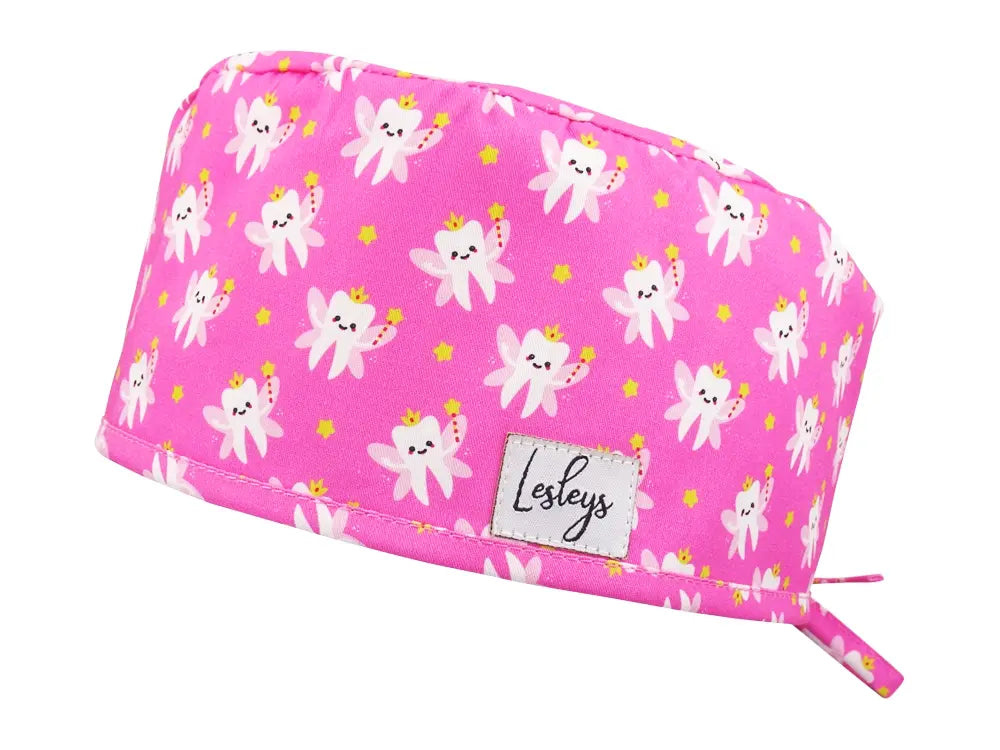 Cotton Scrub Cap - Calot de Bloc - Gorro Quirofano - Cuffia Chirurgica - Tooth Princess