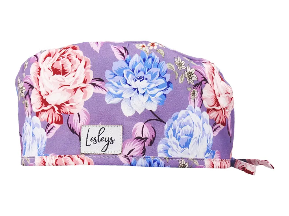 Cotton Scrub Cap - Calot de Bloc - Gorro Quirofano - Cuffia Chirurgica - Bliss Flowers