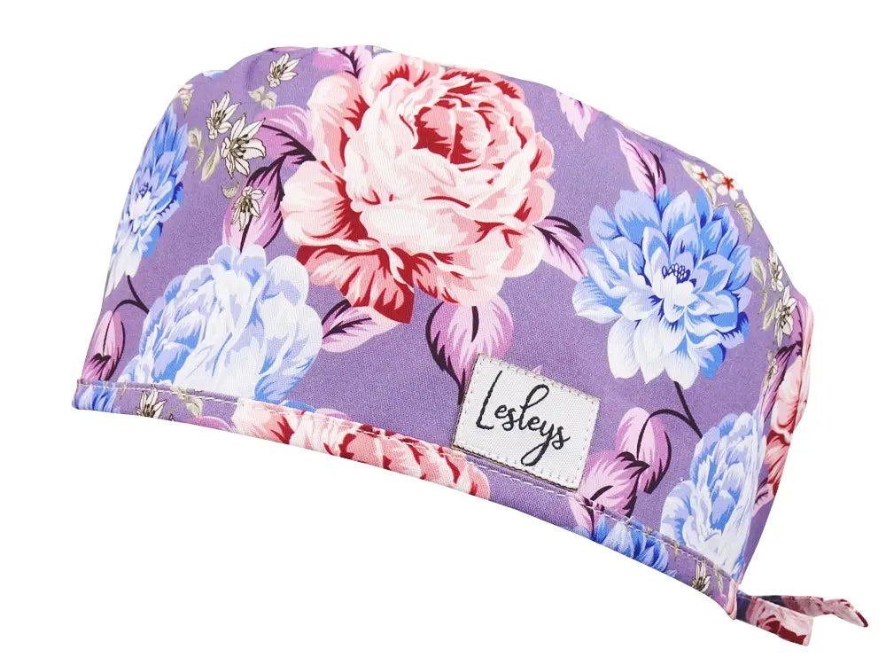 Cotton Scrub Cap - Calot de Bloc - Gorro Quirofano - Cuffia Chirurgica - Bliss Flowers