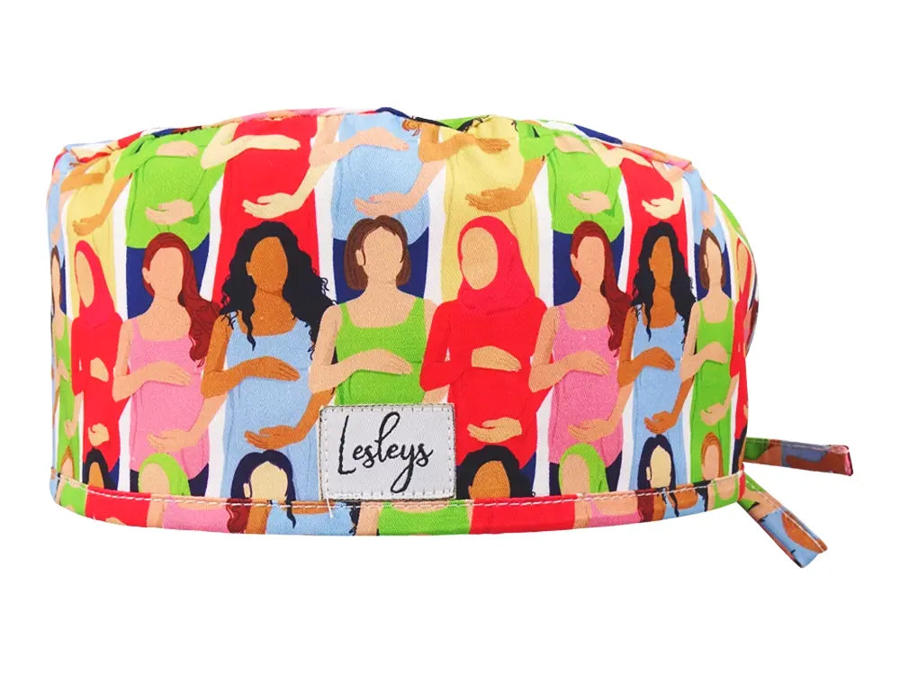 Cotton Scrub Cap - Calot de Bloc - Gorro Quirofano - Cuffia Chirurgica - Maternity Clinic
