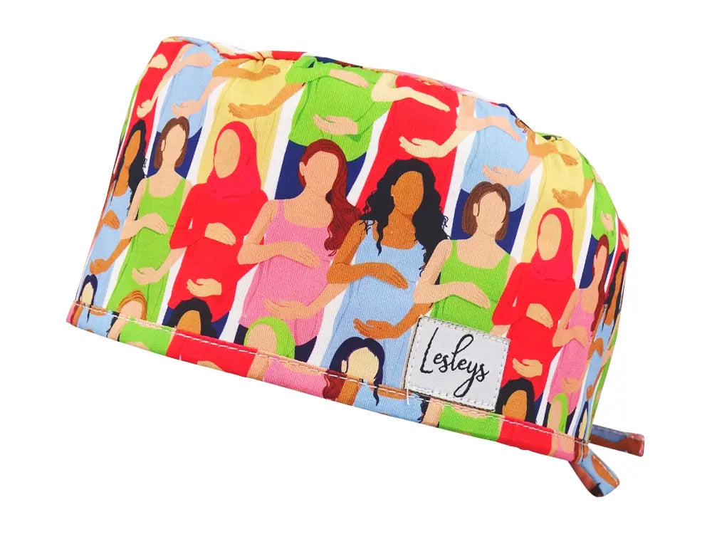 Cotton Scrub Cap - Calot de Bloc - Gorro Quirofano - Cuffia Chirurgica - Maternity Clinic