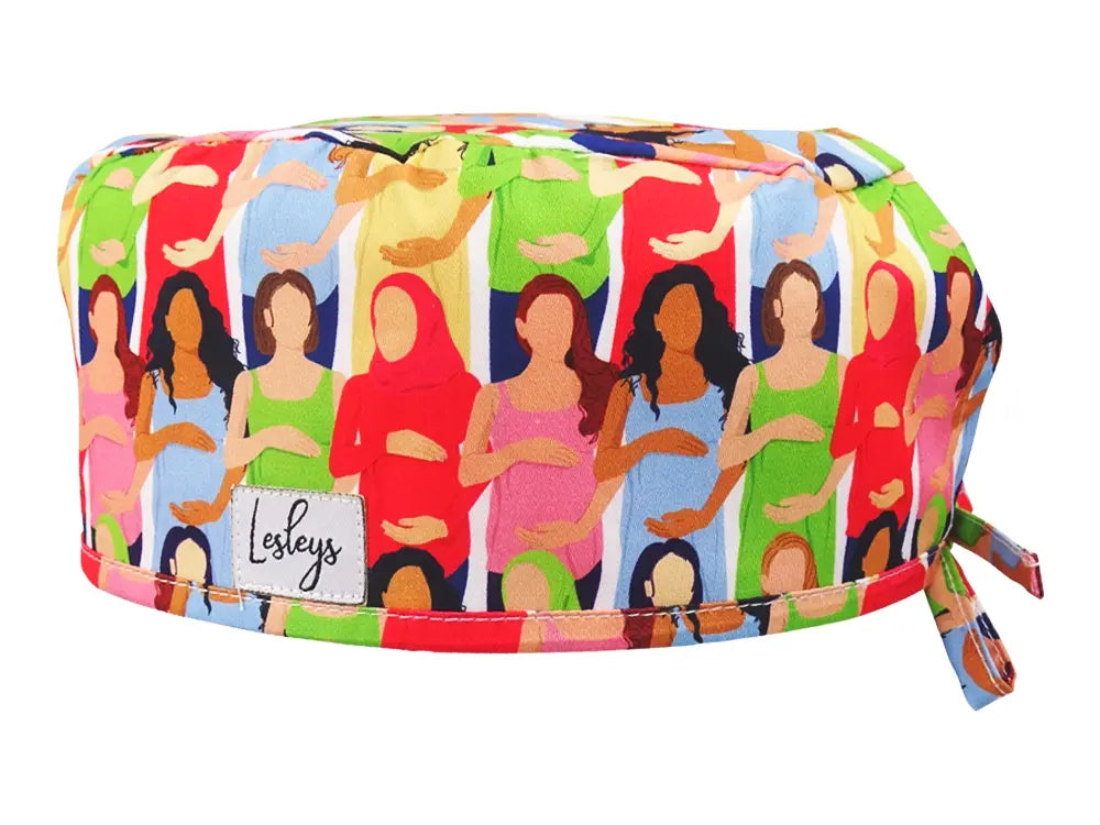 Cotton Scrub Cap - Calot de Bloc - Gorro Quirofano - Cuffia Chirurgica - Maternity Clinic