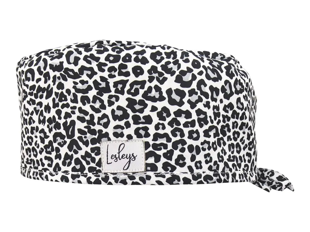 Cotton Scrub Cap - Calot de Bloc - Gorro Quirofano - Cuffia Chirurgica - Snow Leo