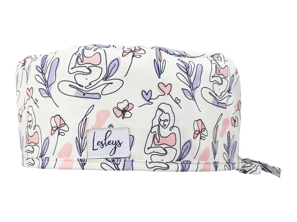 Cotton Scrub Cap - Calot de Bloc - Gorro Quirofano - Cuffia Chirurgica - Baby Bump