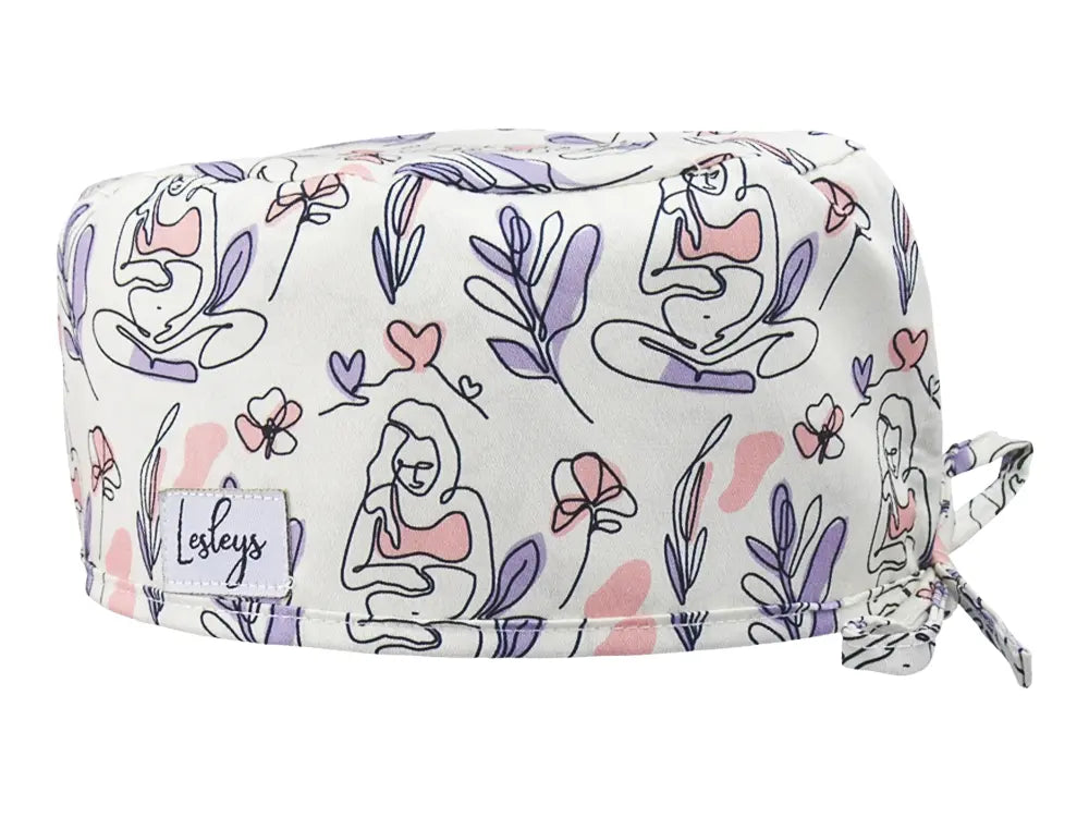 Cotton Scrub Cap - Calot de Bloc - Gorro Quirofano - Cuffia Chirurgica - Baby Bump