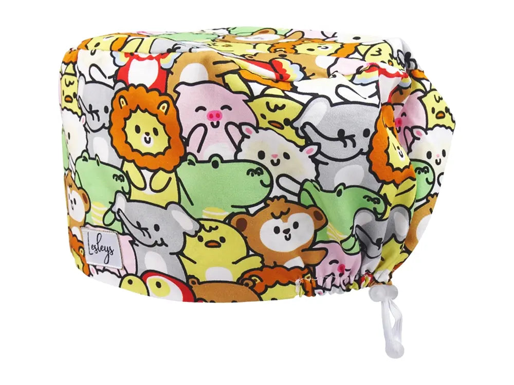 Cotton Scrub Cap - Calot de Bloc - Gorro Quirofano - Cuffia Chirurgica - Fluffy