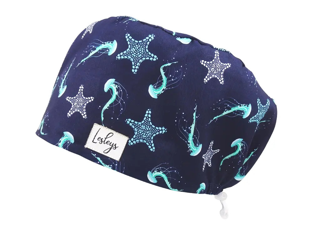 Cotton Scrub Cap - Calot de Bloc - Gorro Quirofano - Cuffia Chirurgica - Deep Sea