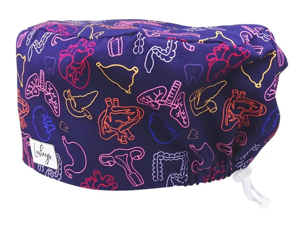 Cotton Scrub Cap - Calot de Bloc - Gorro Quirofano - Cuffia Chirurgica - Organs