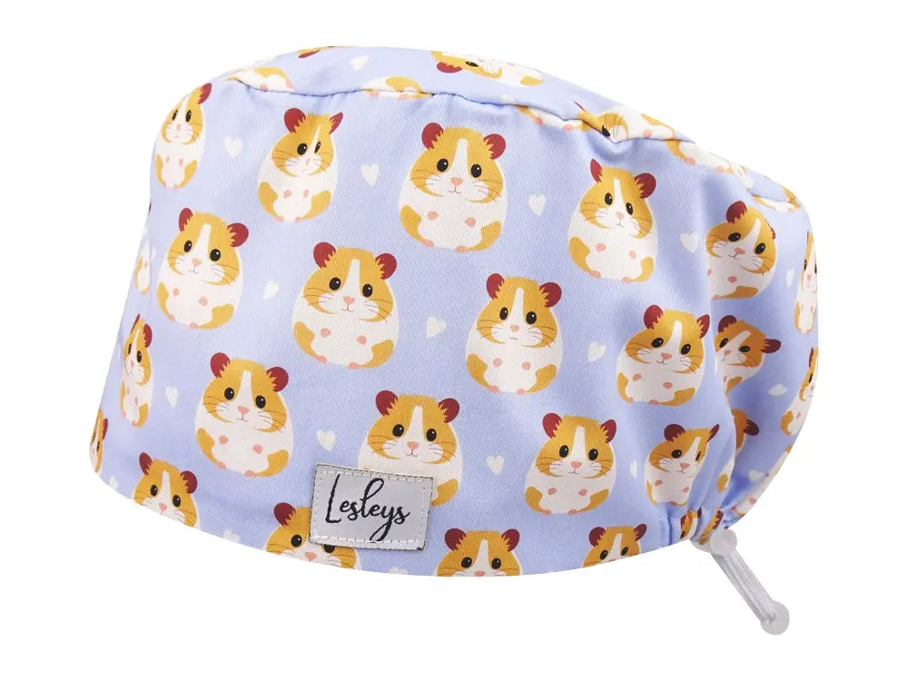 Cotton Scrub Cap - Calot de Bloc - Gorro Quirofano - Cuffia Chirurgica - Hamster