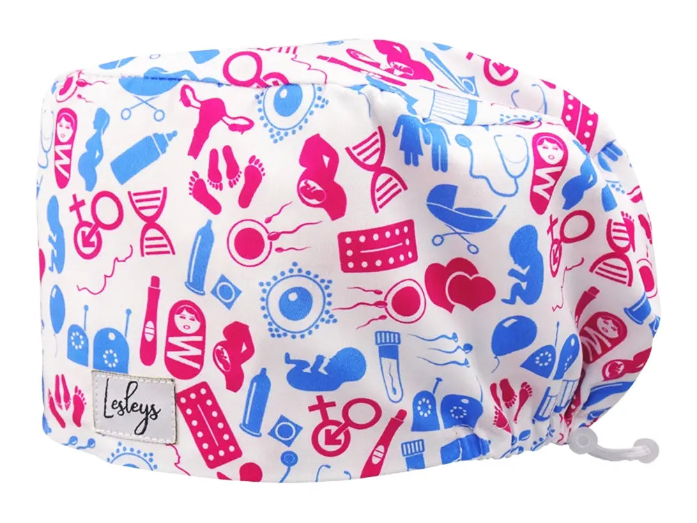 Cotton Scrub Cap - Calot de Bloc - Gorro Quirofano - Cuffia Chirurgica - Fecundation