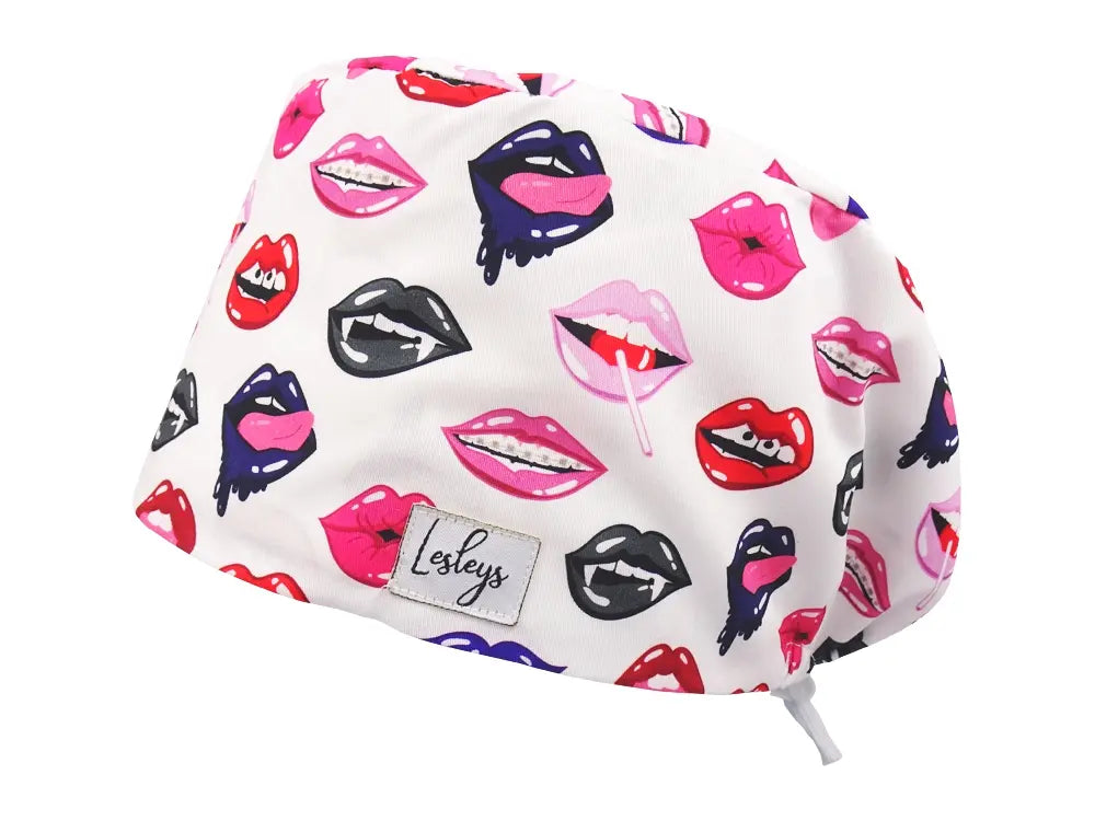 Cotton Scrub Cap - Calot de Bloc - Gorro Quirofano - Cuffia Chirurgica - Lips