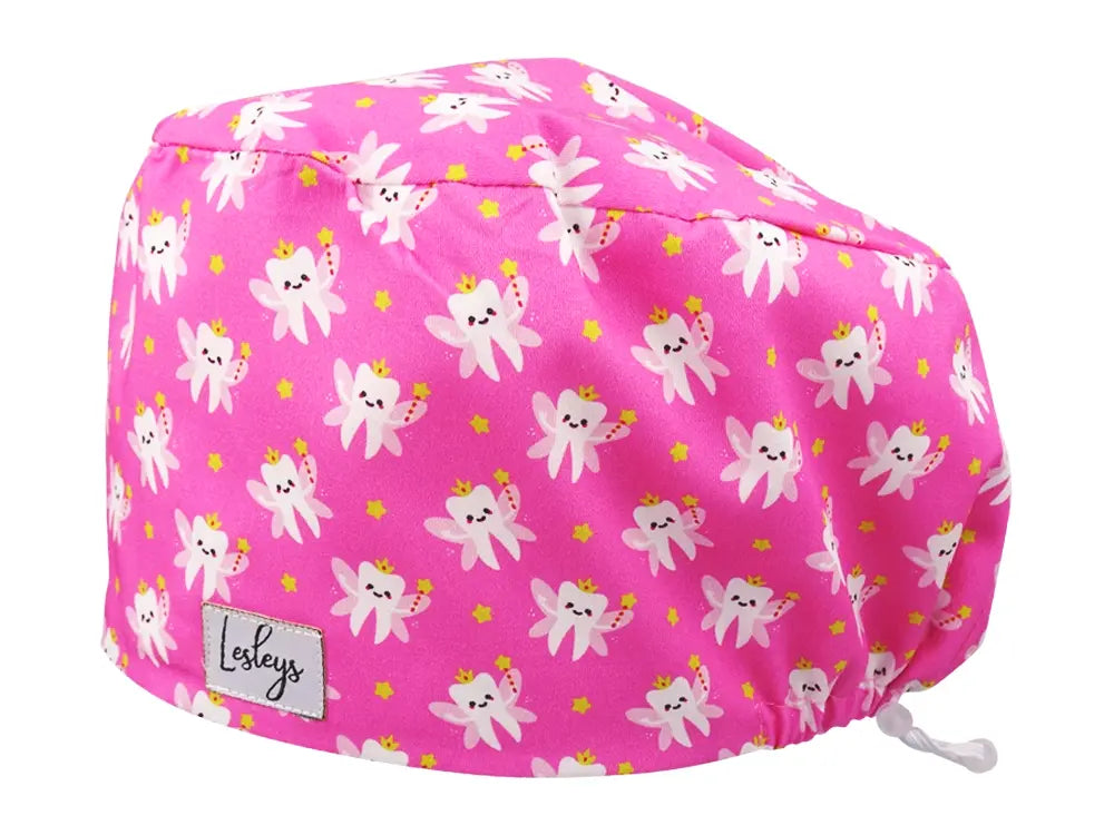 Cotton Scrub Cap - Calot de Bloc - Gorro Quirofano - Cuffia Chirurgica - Tooth Princess