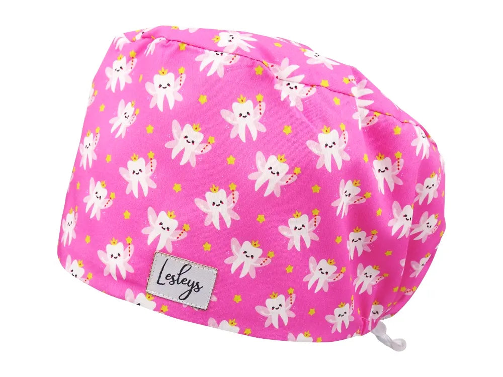 Cotton Scrub Cap - Calot de Bloc - Gorro Quirofano - Cuffia Chirurgica - Tooth Princess