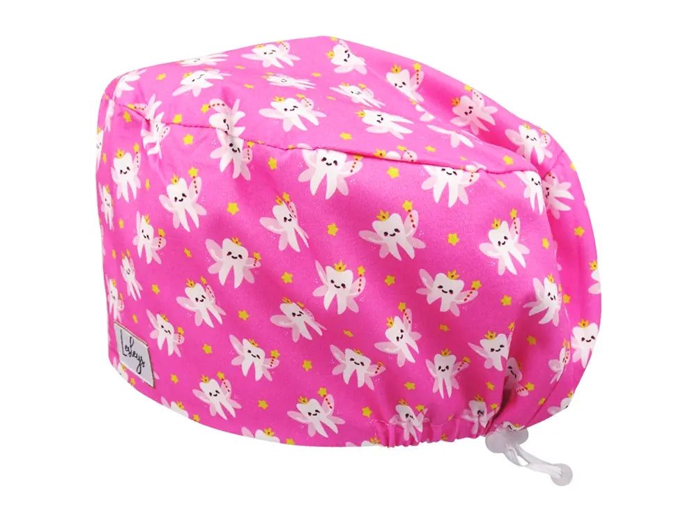 Cotton Scrub Cap - Calot de Bloc - Gorro Quirofano - Cuffia Chirurgica - Tooth Princess