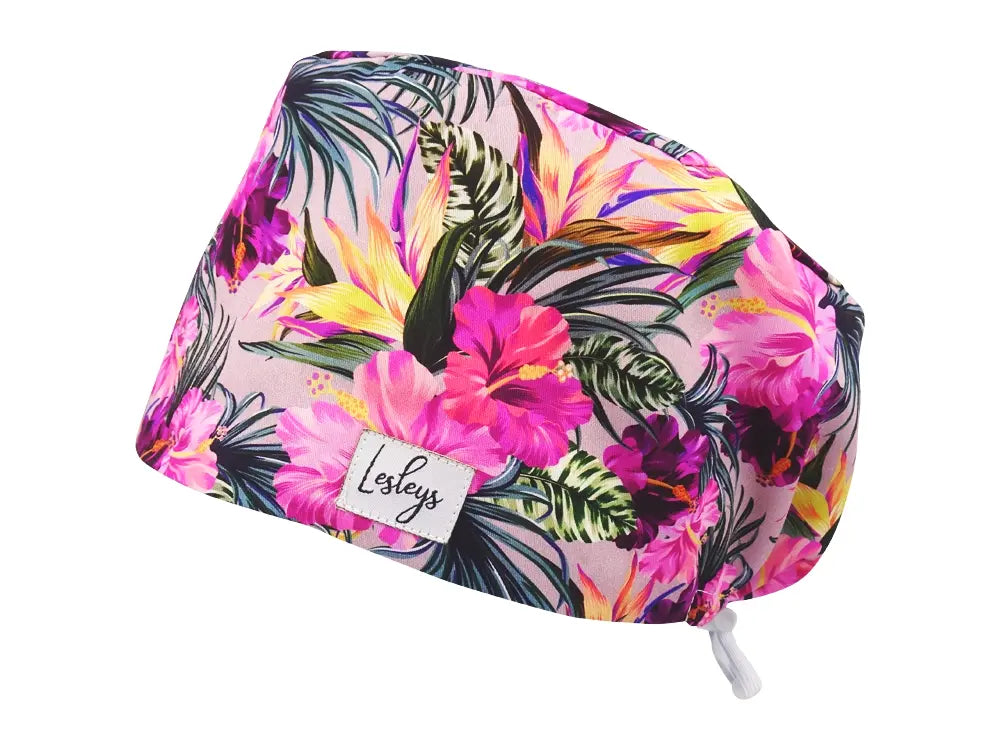 Cotton Scrub Cap - Calot de Bloc - Gorro Quirofano - Cuffia Chirurgica - Violetta