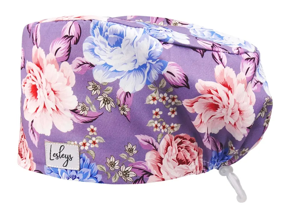Cotton Scrub Cap - Calot de Bloc - Gorro Quirofano - Cuffia Chirurgica - Bliss Flowers