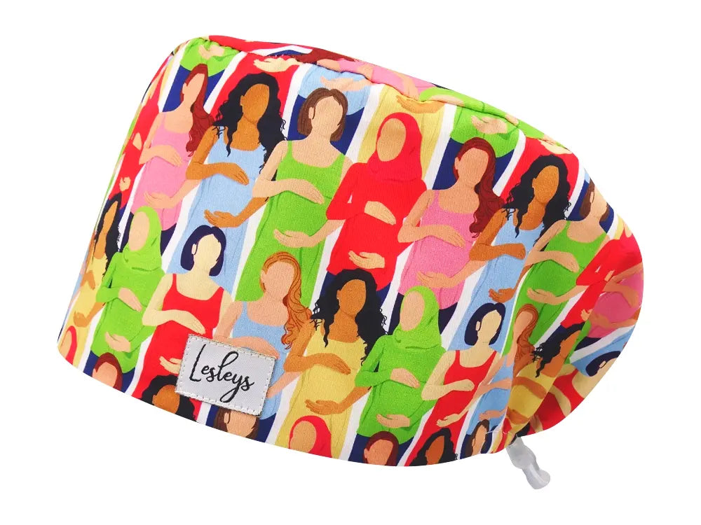 Cotton Scrub Cap - Calot de Bloc - Gorro Quirofano - Cuffia Chirurgica - Maternity Clinic