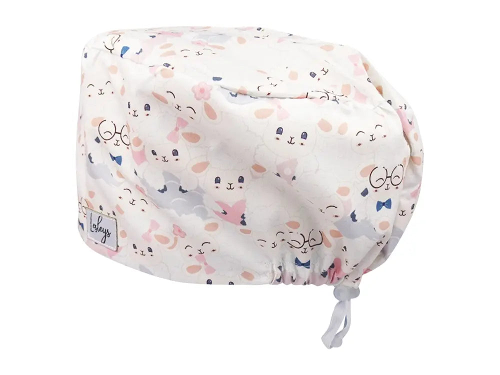 Cotton Scrub Cap - Calot de Bloc - Gorro Quirofano - Cuffia Chirurgica - Happy Sheeps