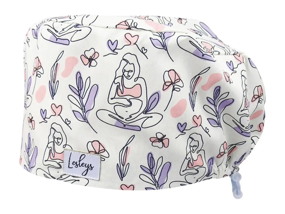 Cotton Scrub Cap - Calot de Bloc - Gorro Quirofano - Cuffia Chirurgica - Baby Bump