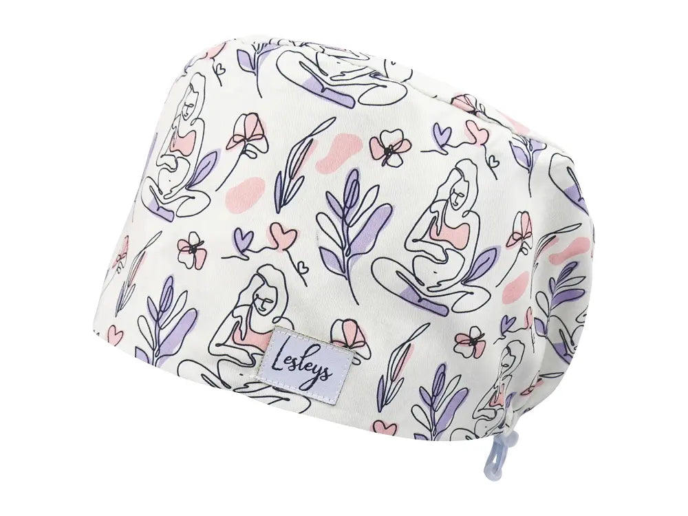 Cotton Scrub Cap - Calot de Bloc - Gorro Quirofano - Cuffia Chirurgica - Baby Bump