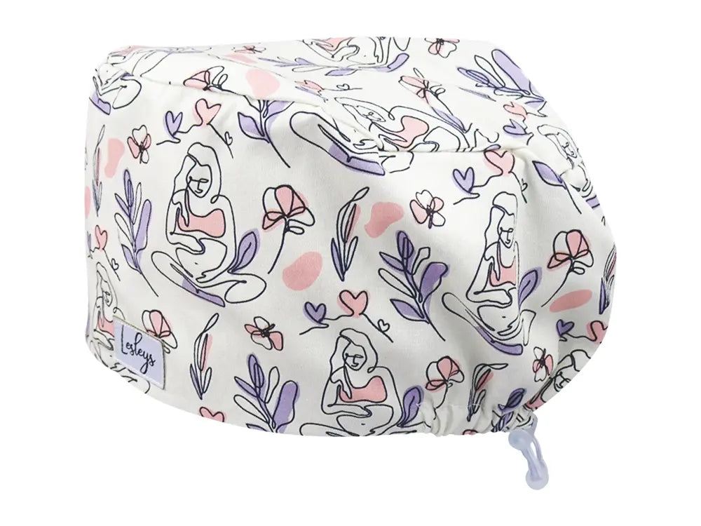 Cotton Scrub Cap - Calot de Bloc - Gorro Quirofano - Cuffia Chirurgica - Baby Bump