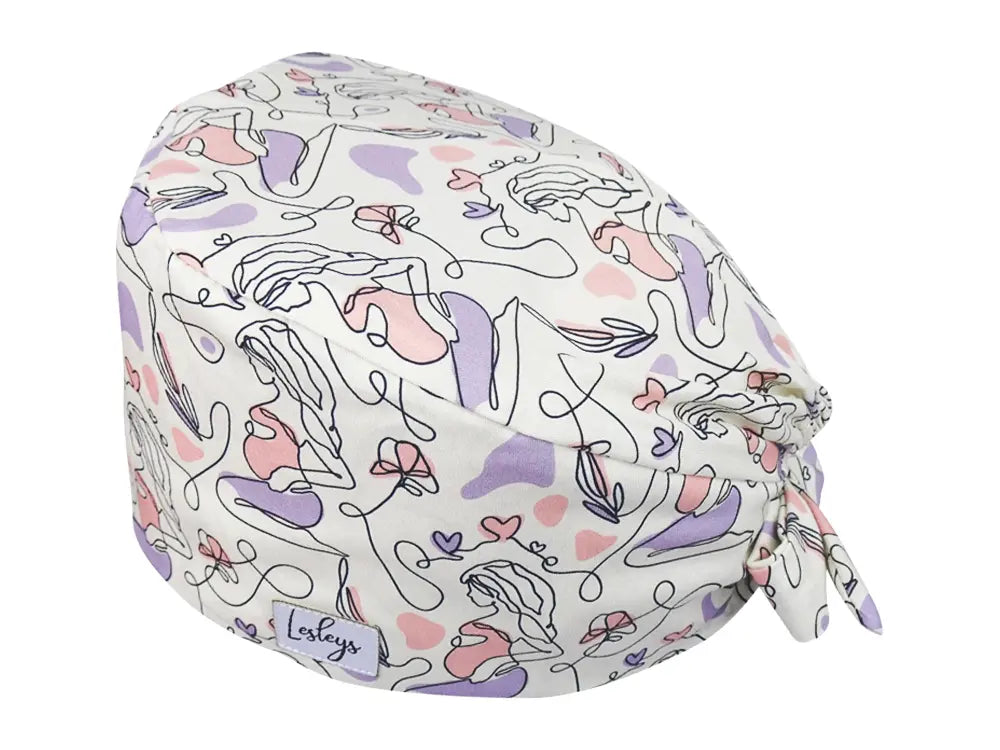 Cotton Scrub Cap - Calot de Bloc - Gorro Quirofano - Cuffia Chirurgica - Mom to be