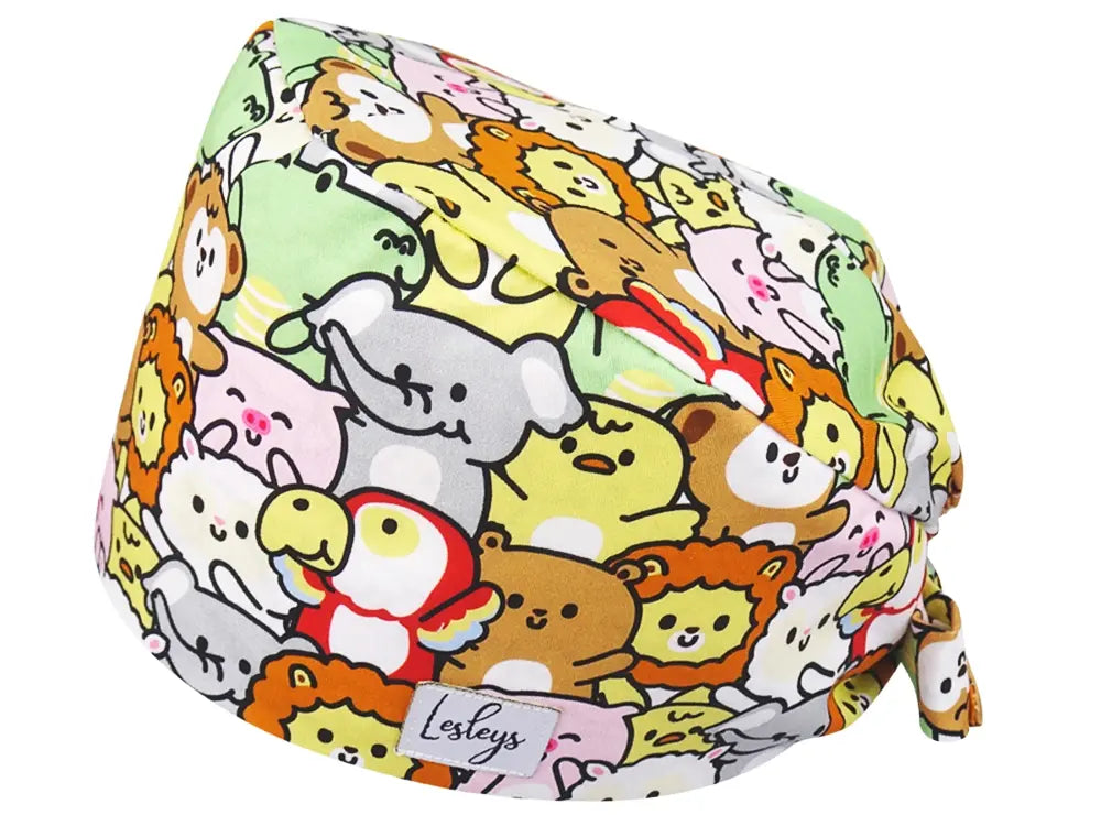 Cotton Scrub Cap - Calot de Bloc - Gorro Quirofano - Cuffia Chirurgica - Fluffy