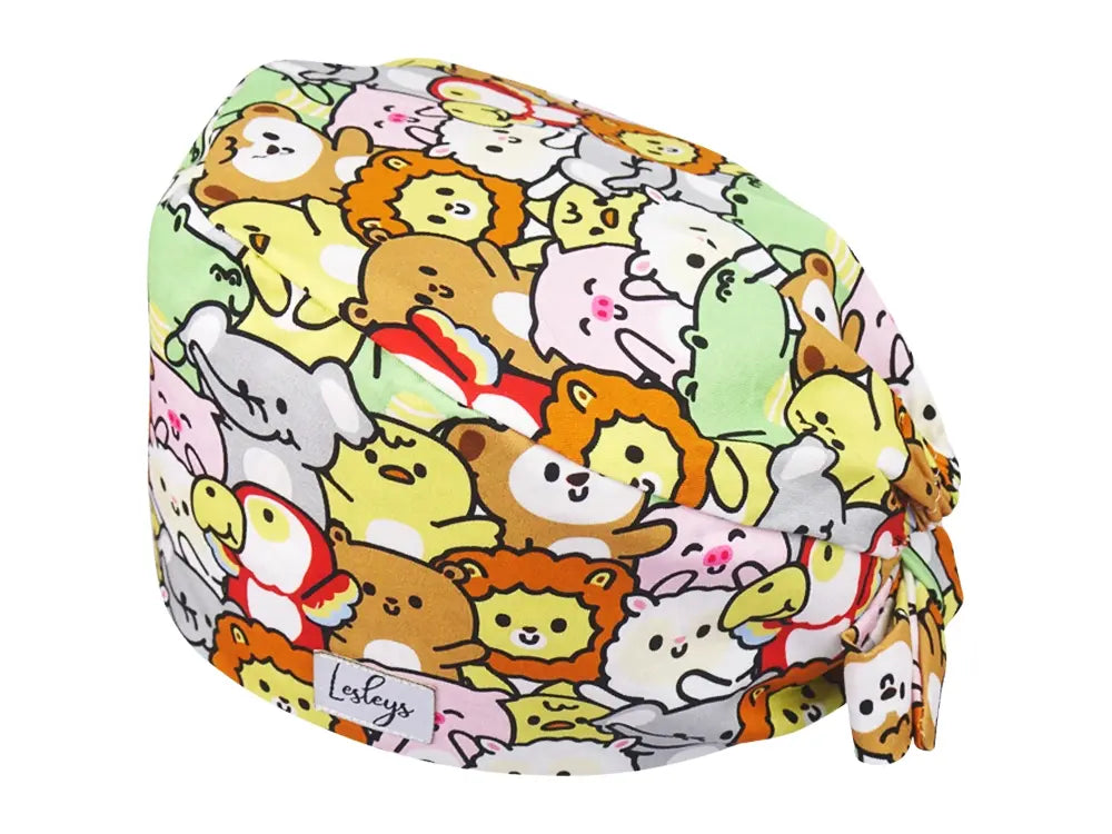 Cotton Scrub Cap - Calot de Bloc - Gorro Quirofano - Cuffia Chirurgica - Fluffy