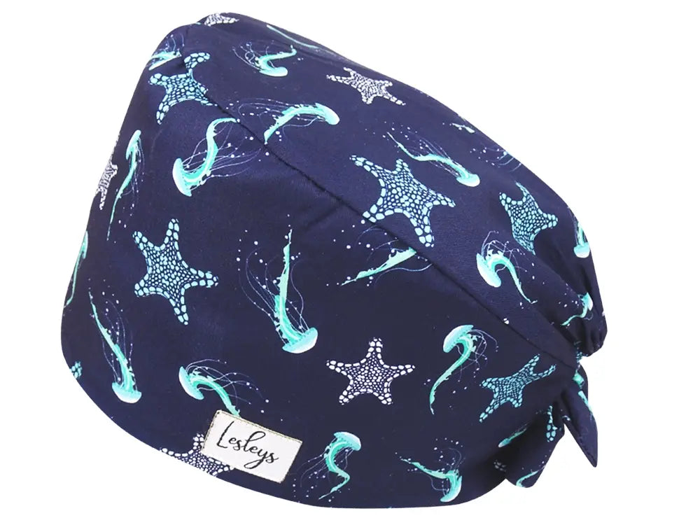 Cotton Scrub Cap - Calot de Bloc - Gorro Quirofano - Cuffia Chirurgica - Deep Sea
