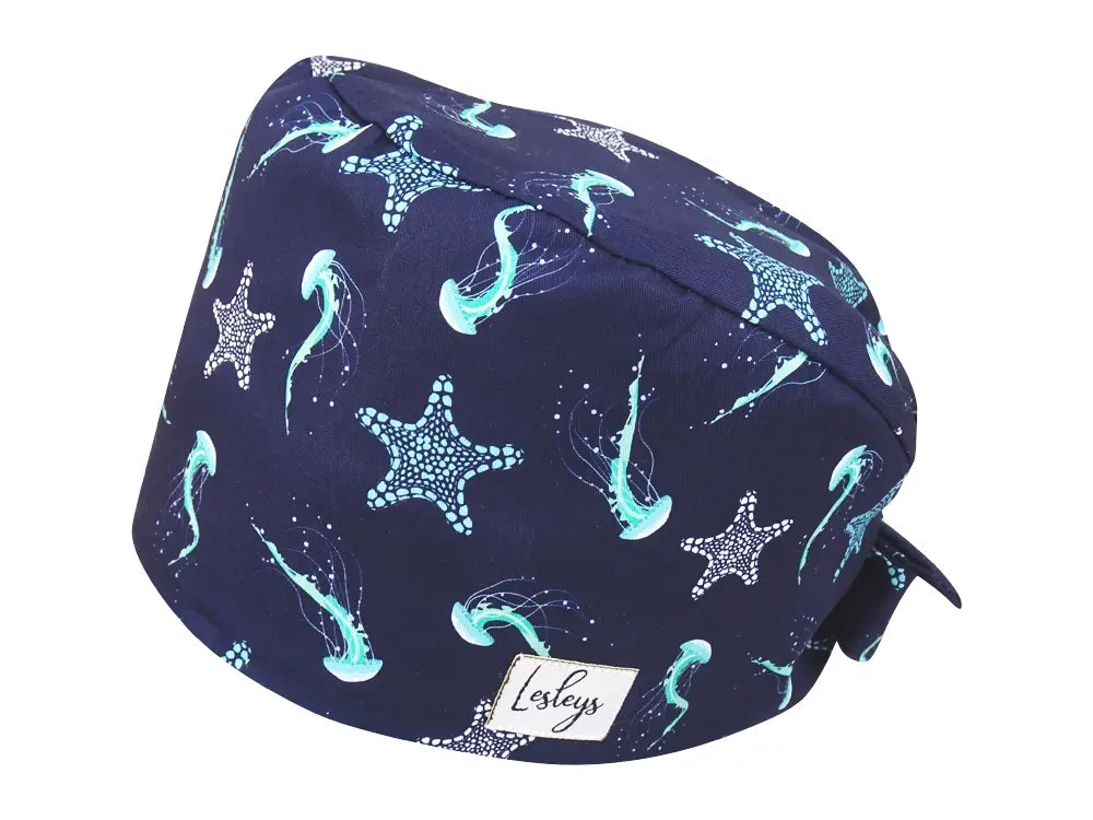 Cotton Scrub Cap - Calot de Bloc - Gorro Quirofano - Cuffia Chirurgica - Deep Sea