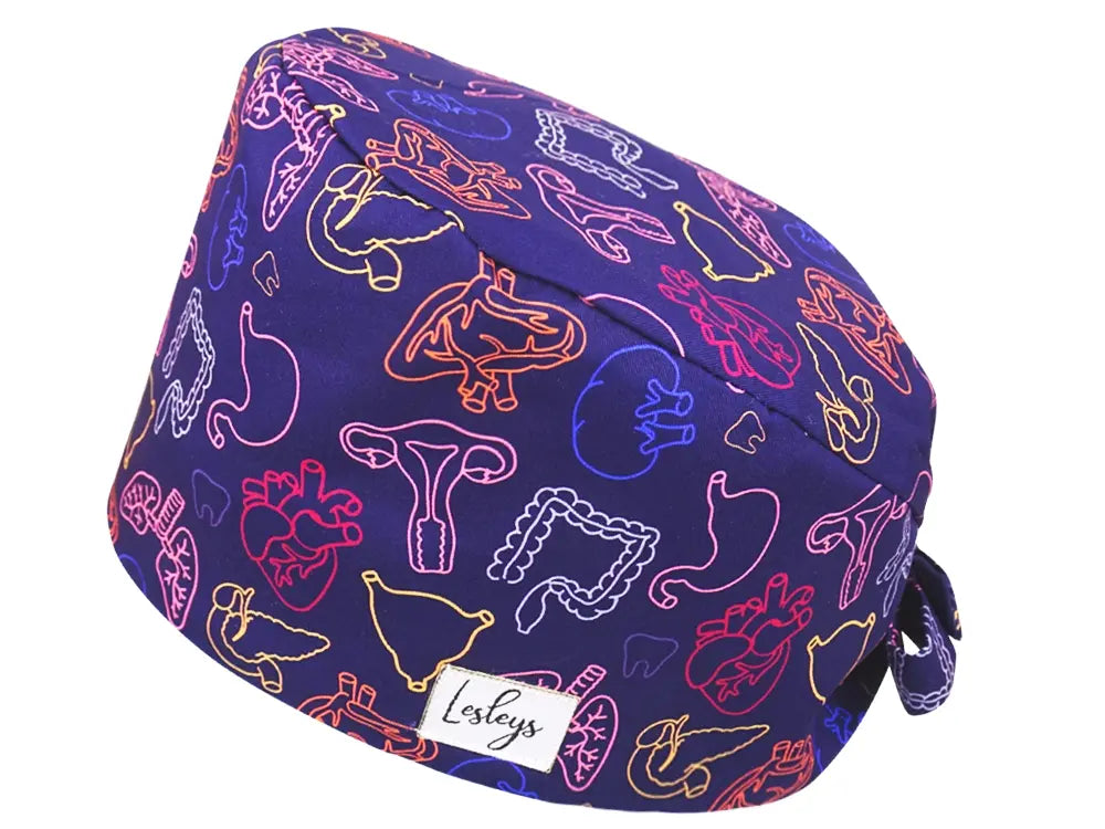 Cotton Scrub Cap - Calot de Bloc - Gorro Quirofano - Cuffia Chirurgica - Organs