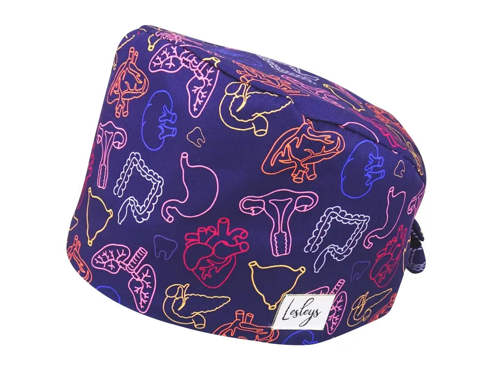 Cotton Scrub Cap - Calot de Bloc - Gorro Quirofano - Cuffia Chirurgica - Organs