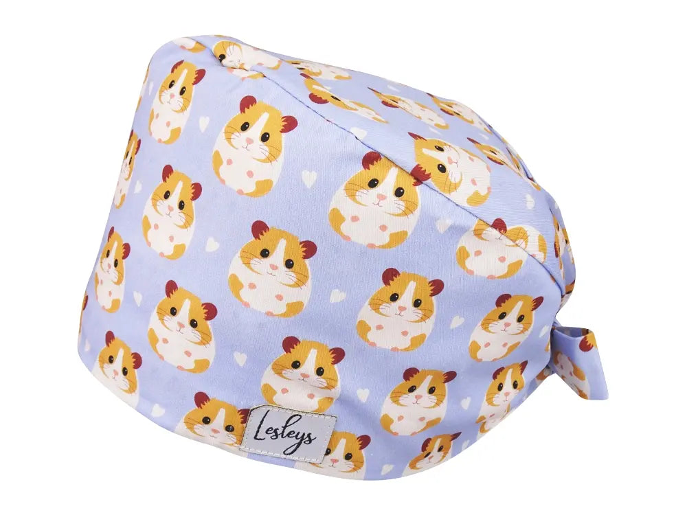 Cotton Scrub Cap - Calot de Bloc - Gorro Quirofano - Cuffia Chirurgica - Hamster